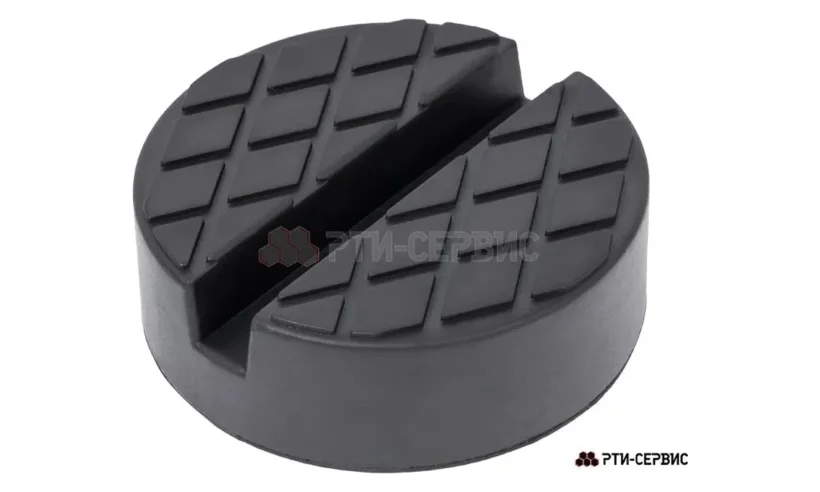 Накладка резиновая с пазом на домкрат подкатной ø42 h31 фото