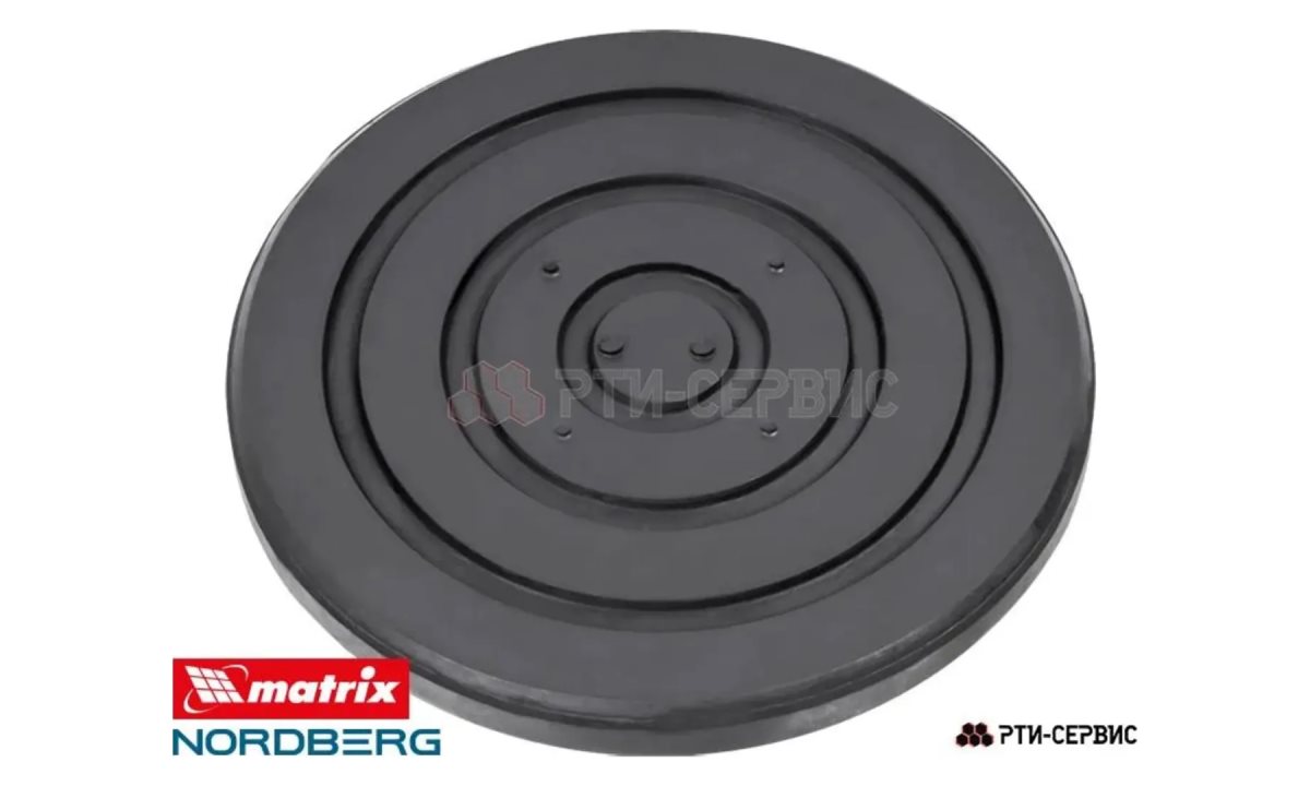  Накладка резиновая на домкрат подкатной ø140 h22 (0)