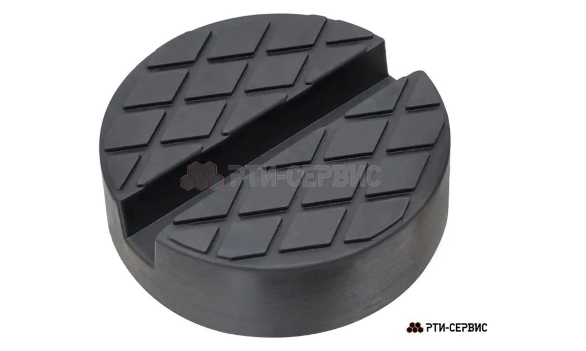  Накладка резиновая с пазом для подкатного домкрата ø38 h33 (0)