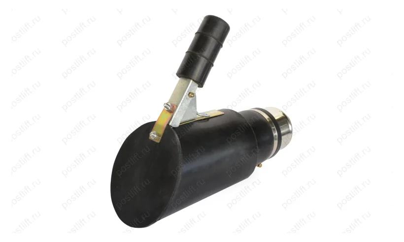 Неопреновый наконечник наклонный d110 мм, для шланга 75 мм. фото