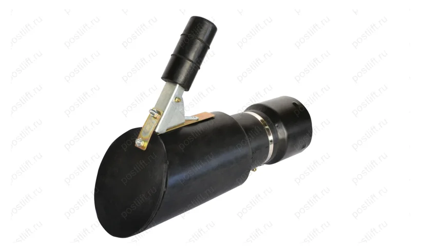 Неопреновый наконечник наклонный d110 мм, для шланга 100 мм. фото