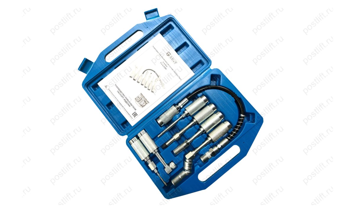  Адаптеры для нагнетателя густой смазки (7шт) в кейсе TA-G5209 AE&T (0)
