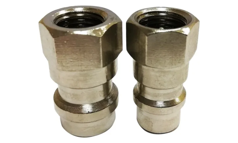 KraftWell KRW-1316 Комплект адаптеров для баллона с фреоном фото