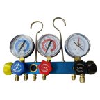  KraftWell KRW1003 Коллектор 5-ти контурный с манометрами мни (0)