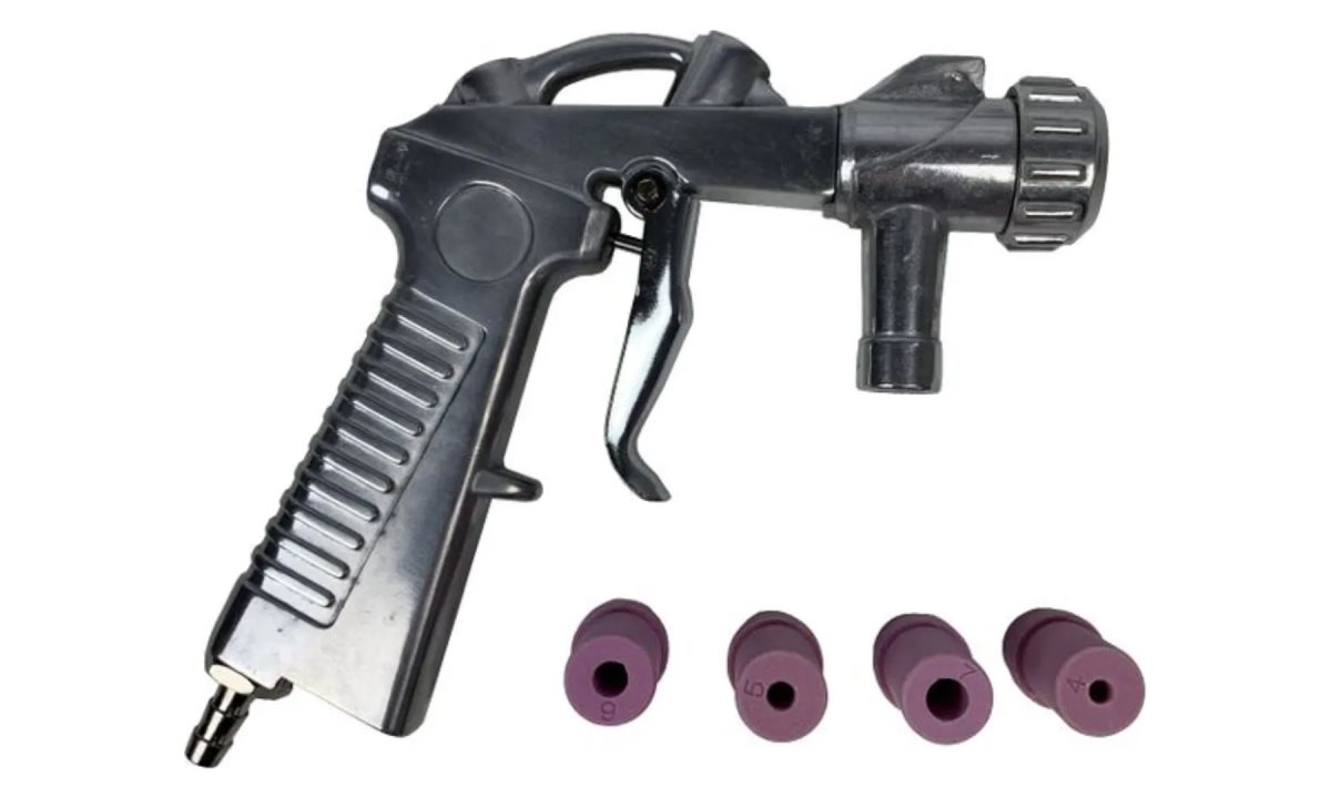  Пистолет пескоструйный для малых камер с форсунками 4шт T063M AE&T (0)