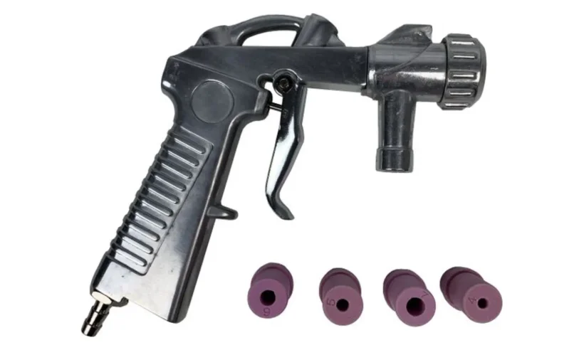Пистолет пескоструйный для малых камер с форсунками 4шт T063M AE&T фото