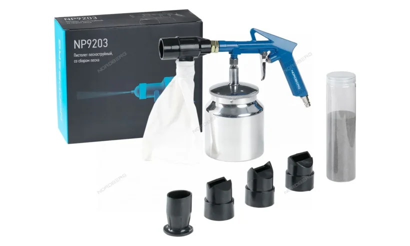 Пистолет пескоструйный, со сбором песка NORDBERG NP9203 фото