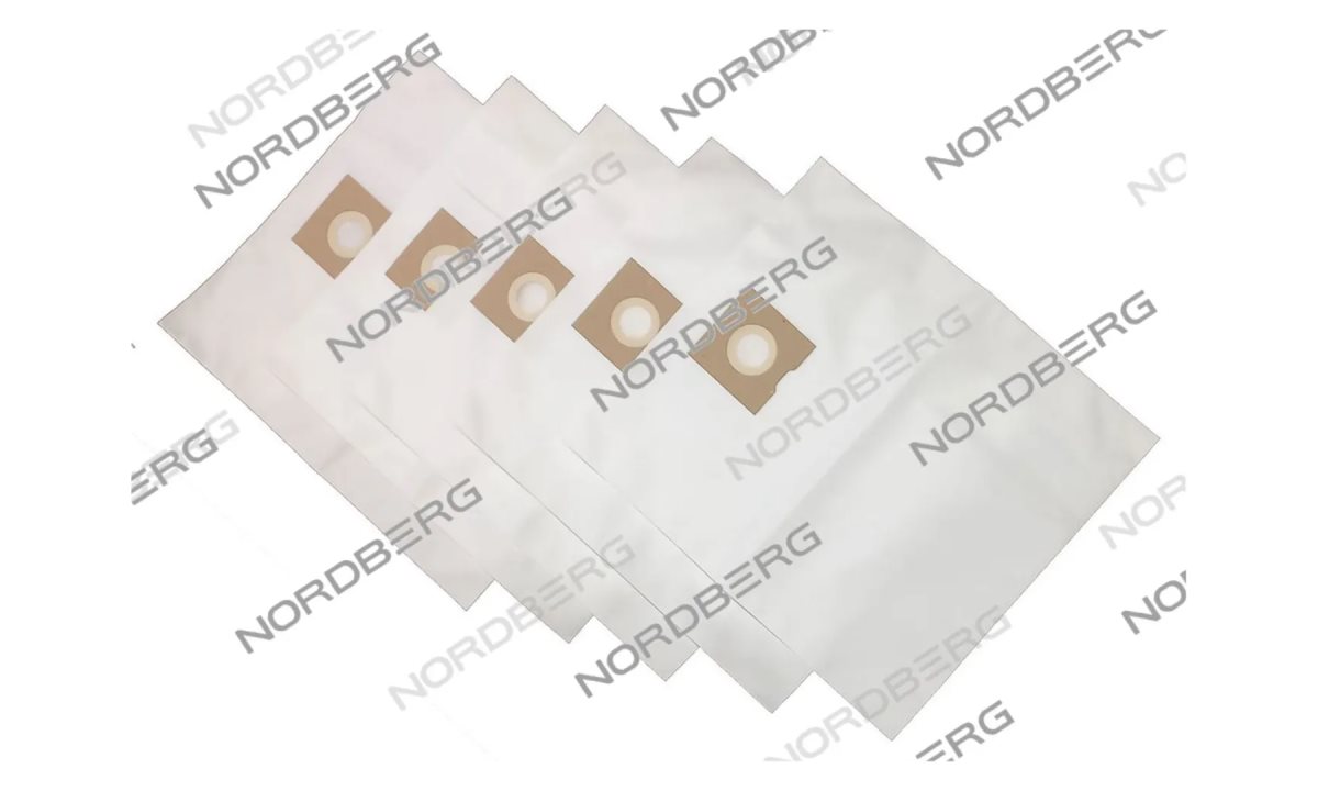  Комплект синтетических мешков 5шт для верхней камеры пылесоса NV34 400х450 NORDBERG NV34#DUSTBAG_T (0)