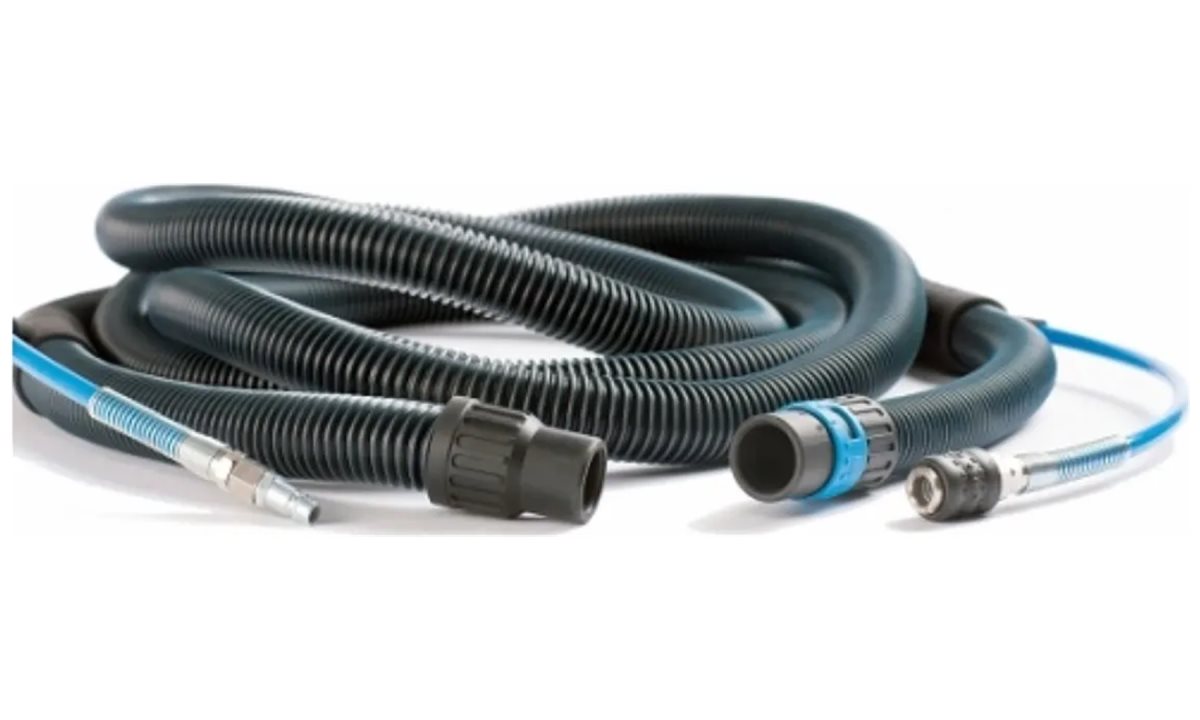  Шланг антистатический комбинированный 2 в 1, для пневмомашинки с пылеотводом, длина 5м, диаметр 29мм (0)
