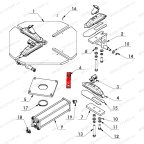  Соединительный стержень стойки зажимного кулачка V521 мни (4)