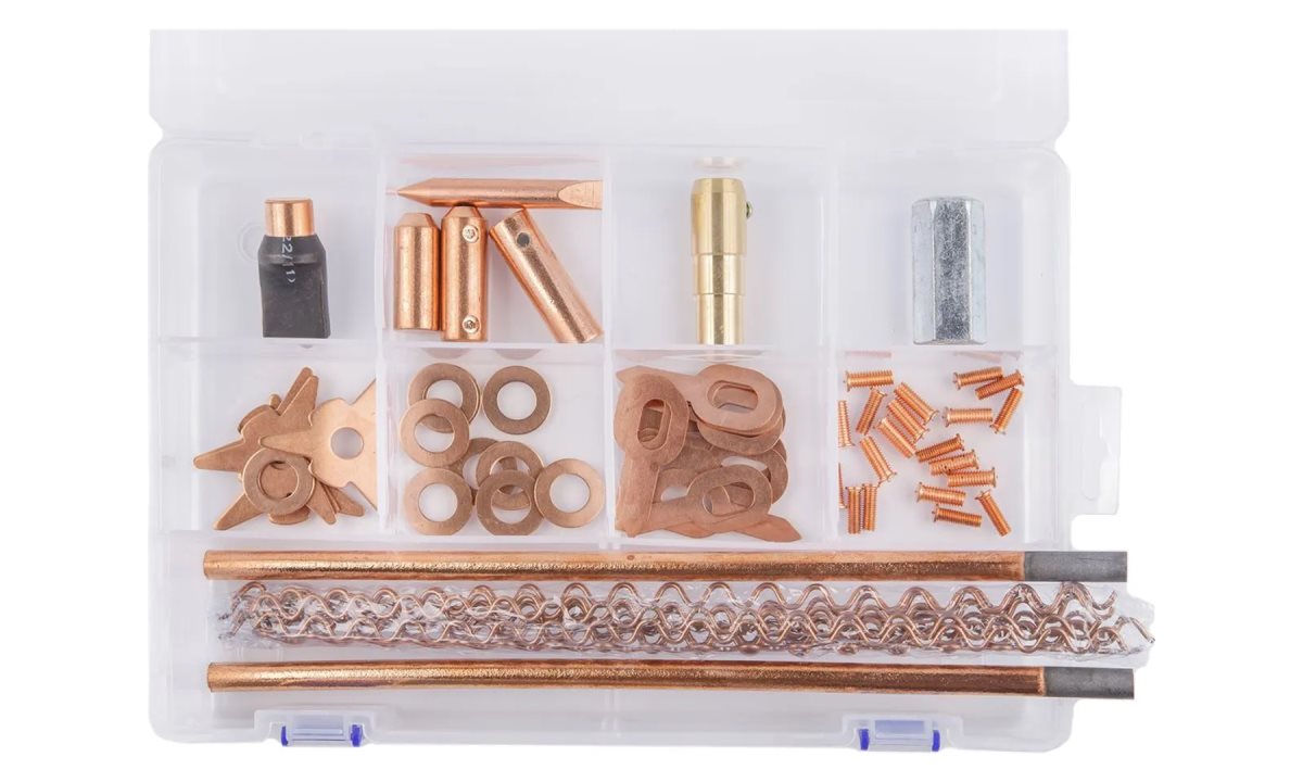  KraftWell KRWSW-KIT Комплект сварочных аксессуаров для аппаратов точечной сварки, в кейсе (1)