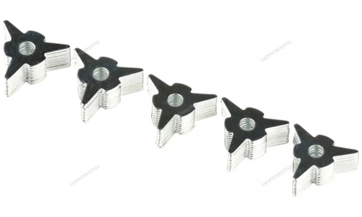  РАСХОДНЫЙ МАТЕРИАЛ ШАЙБЫ треугольные (комплект 50шт) NORDBERG F015(50) (0)