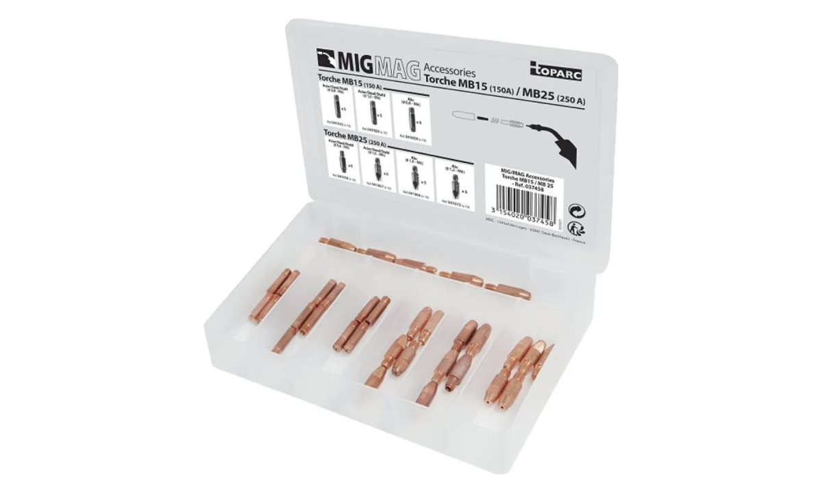  Набор токовых наконечников для Carpulse 150 и 250 сталь и алюминий (0)