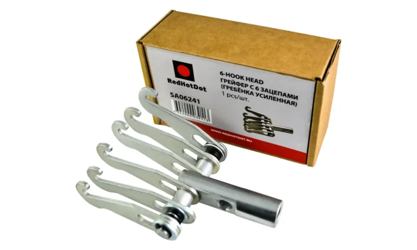 Грейфер (гребёнка усиленная) с 6 зацепами фото