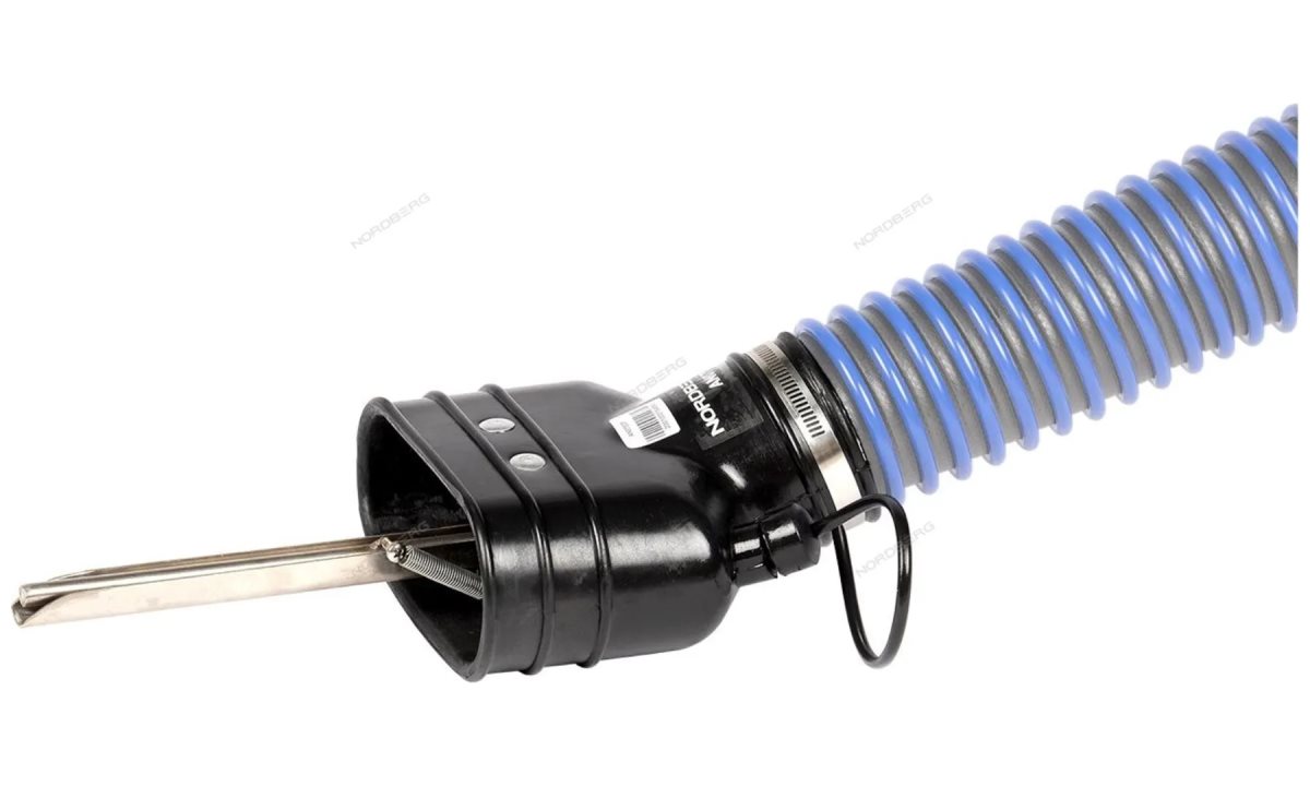  НАСАДКА резиновая овальная с внутр. фикс. на шланг D=75мм NORDBERG AN075DP (1)