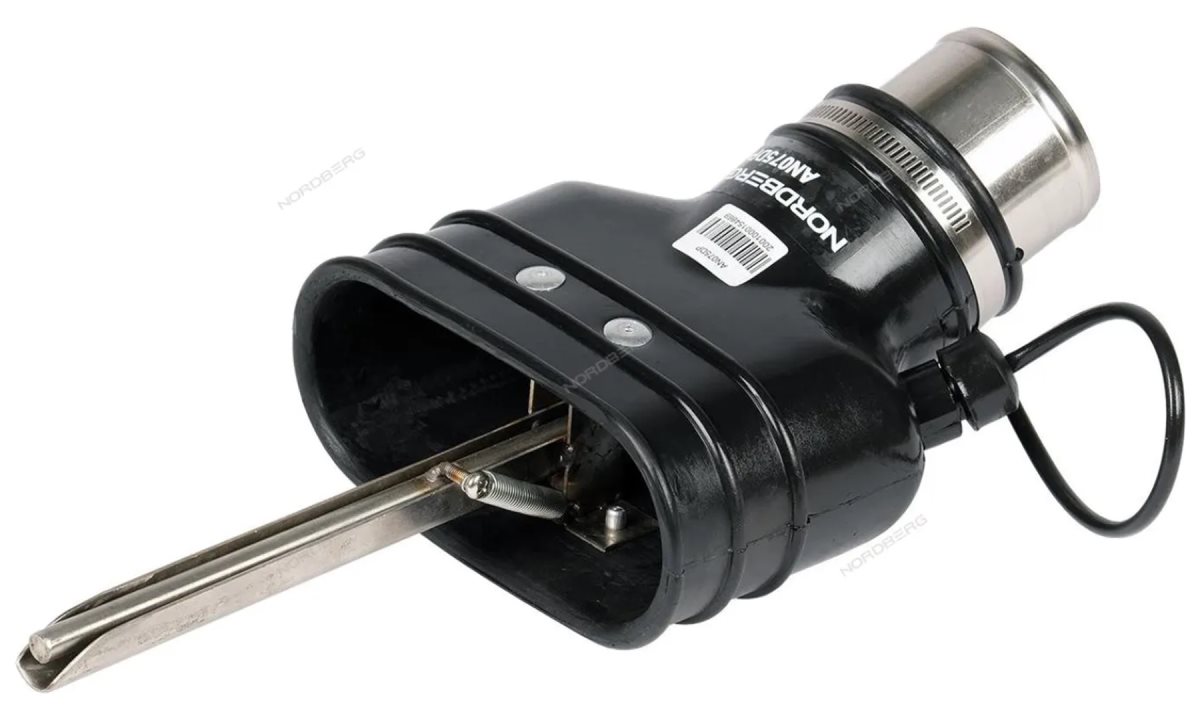  НАСАДКА резиновая овальная с внутр. фикс. на шланг D=75мм NORDBERG AN075DP (0)