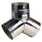  Насадка металлическая Y-образная для шланга D=100 мм Nordberg AT100 мни (1)