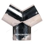  Насадка металлическая Y-образная для шланга D=100 мм Nordberg AT100 мни (2)