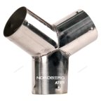  Насадка металлическая Y-образная для шланга D=75 мм Nordberg AT75 мни (2)