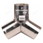  Насадка металлическая Y-образная для шланга D=75 мм Nordberg AT75 мни (0)