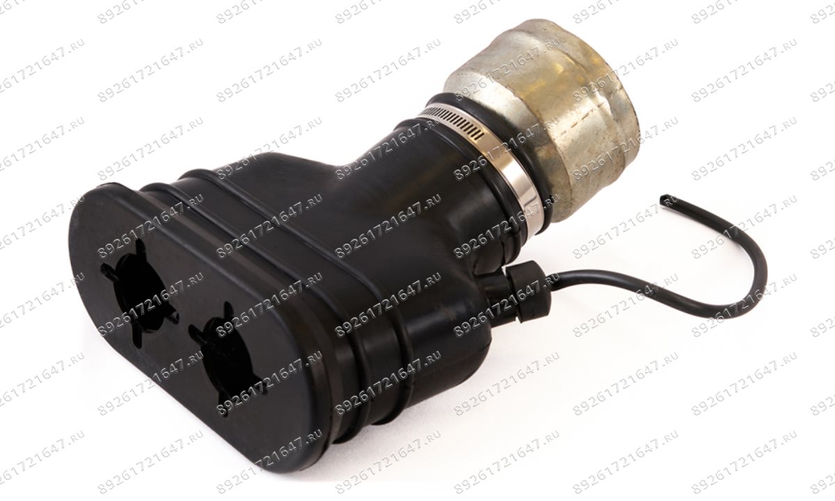  (CA102200100) Насадка на двойную выхлопную трубу под шланг 102мм (0)