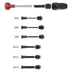  Комплект 6 адаптеров для установки вставок с резьбой M5 - M14 для DRAGON мни (0)