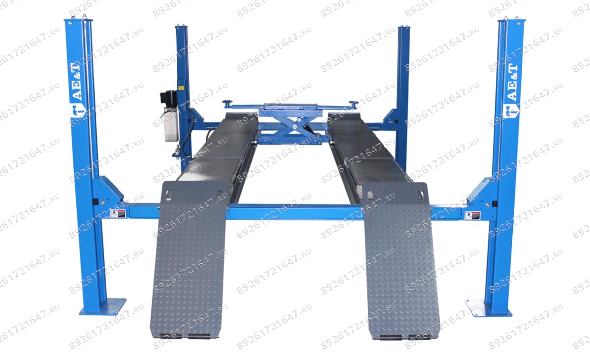  Автомобильный четырехстоечный подъемник  F4.5D-4 AE&T (380B) для сход-развала (1)