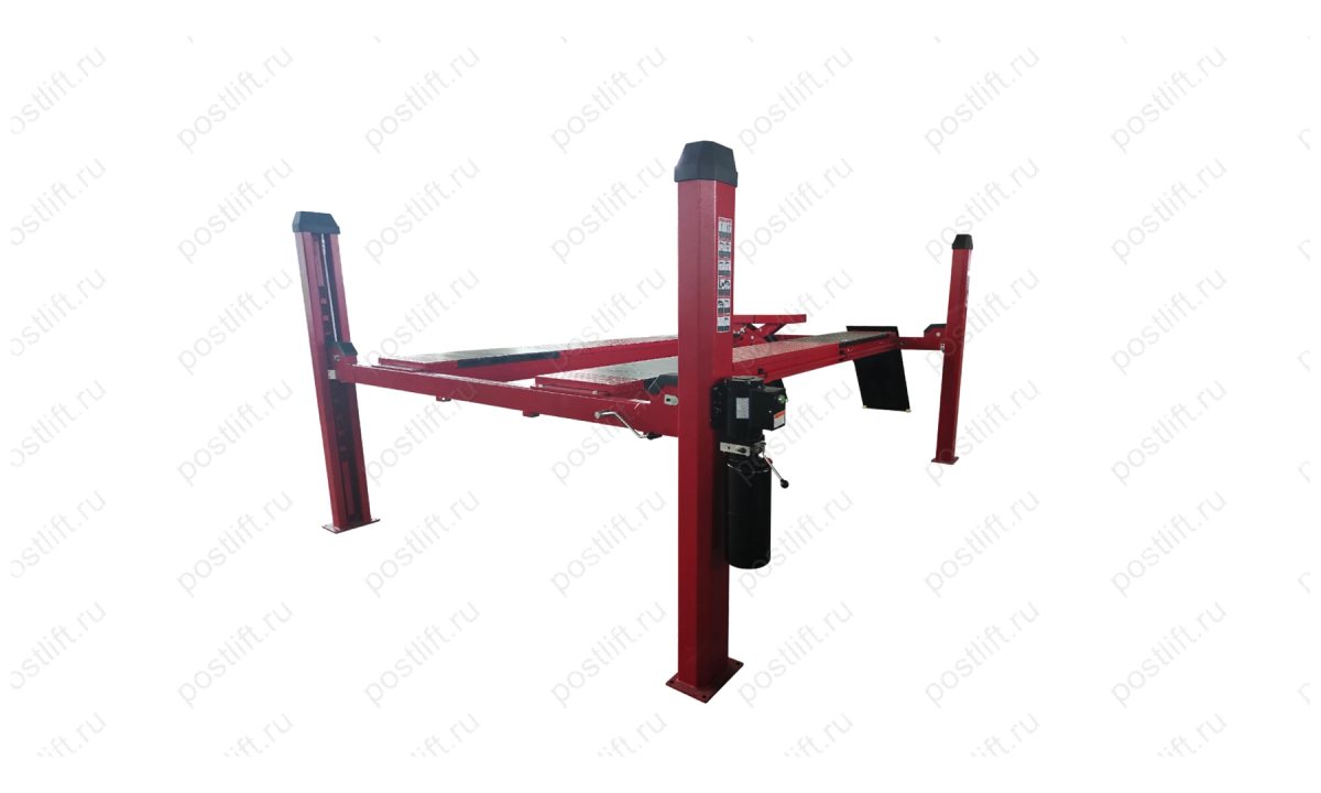  Подъемник четырехстоечный T4-34L ARMADA (с траверсой, удлиненный) (1)