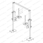  Подъёмник двухстоечный электрогидравлический Everlift EE-6215E мни (0)