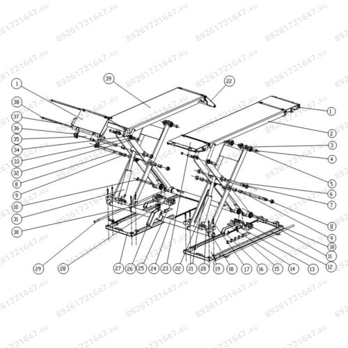 Подъемник ножничный мобильный Everlift EE-MR30