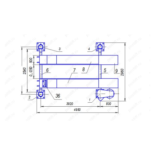 Подъемник П178Д-03 (первый)