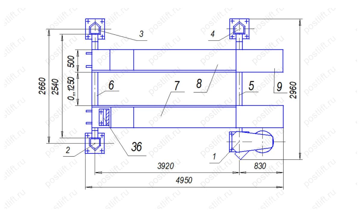 Подъемник П178Д-03А ФОРМЗ (Глазов) (0)