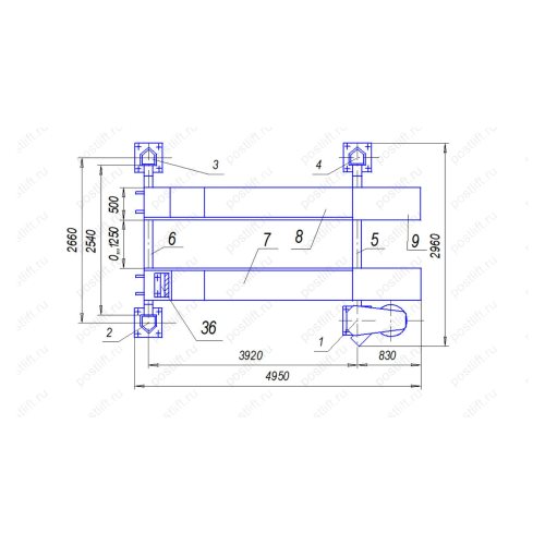 Подъемник П178Д-03А (первый)