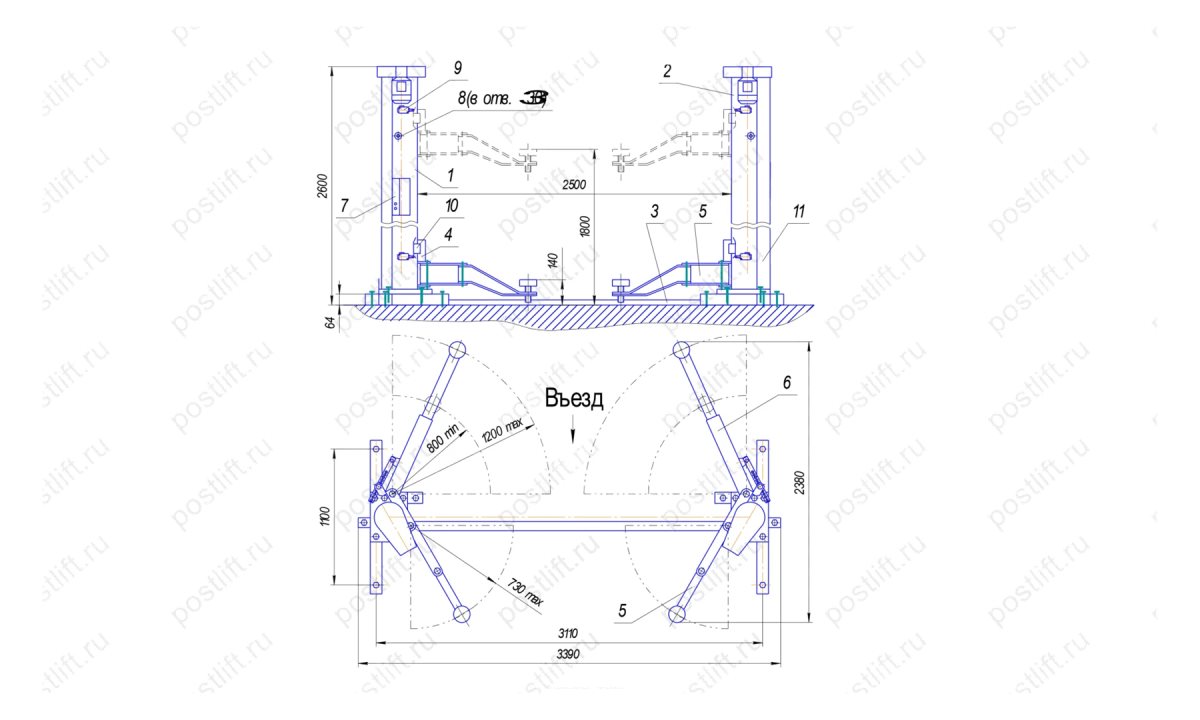  Подъемник П180Е-17 ФОРМЗ (Глазов) (0)