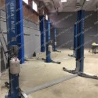  Подъемник двухстоечный GW-C4000 220 Great Wolf, 4000кг мни (4)