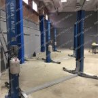  Подъемник двухстоечный GW-C4000 380 Great Wolf, 4000кг мни (4)