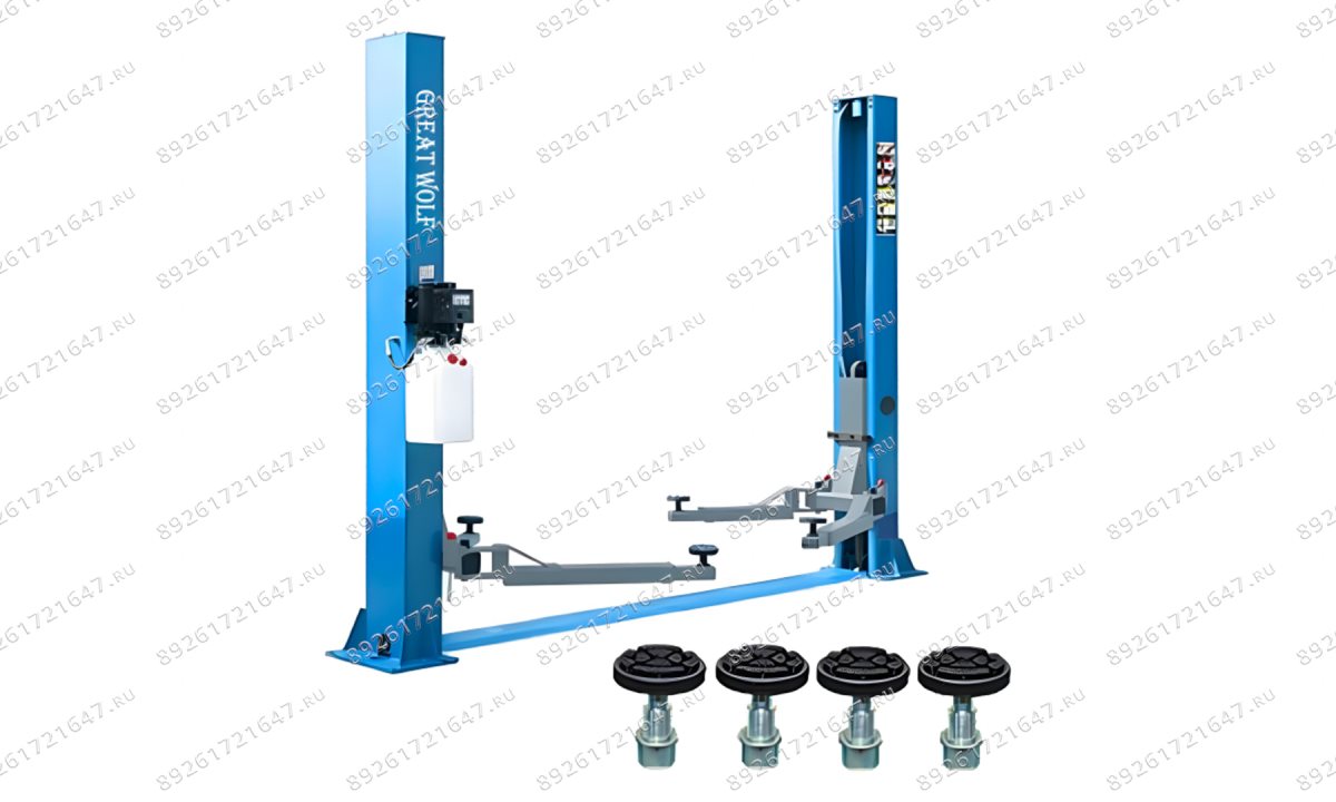  Подъемник двухстоечный GW-C4000 380 Great Wolf, 4000кг (1)