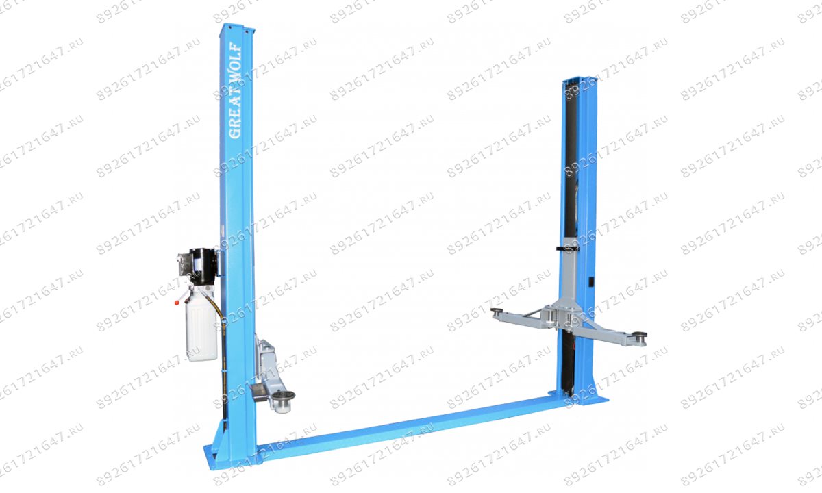  Подъемник двухстоечный GW-F4000 380 Great Wolf, 4000кг (1)