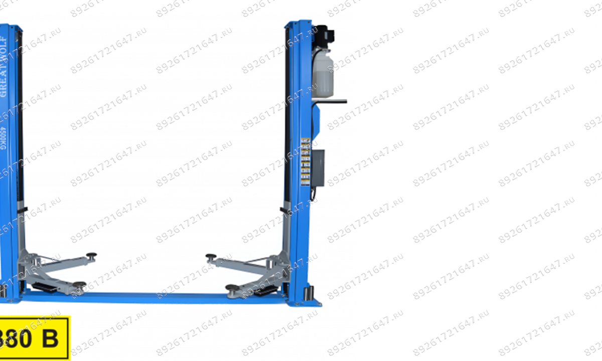  Подъемник двухстоечный GW-F4500E 380 Great Wolf, 4500кг (0)