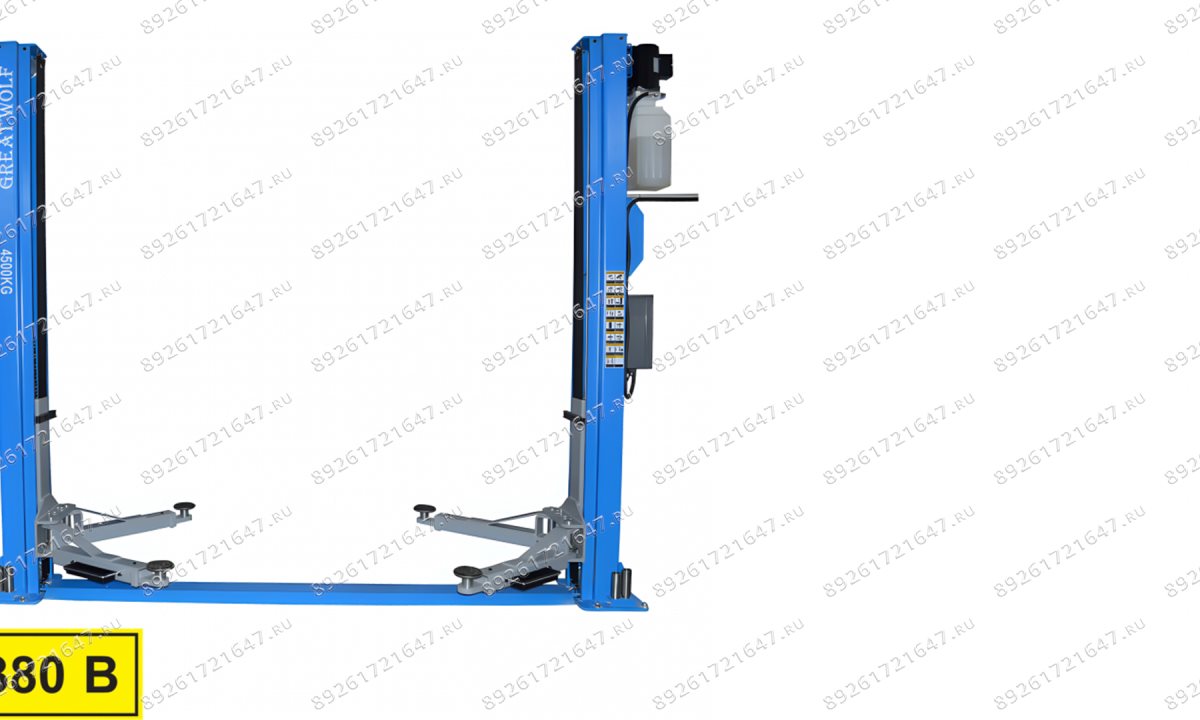  Подъемник двухстоечный GW-F4500E 380 Great Wolf, 4500кг (1)