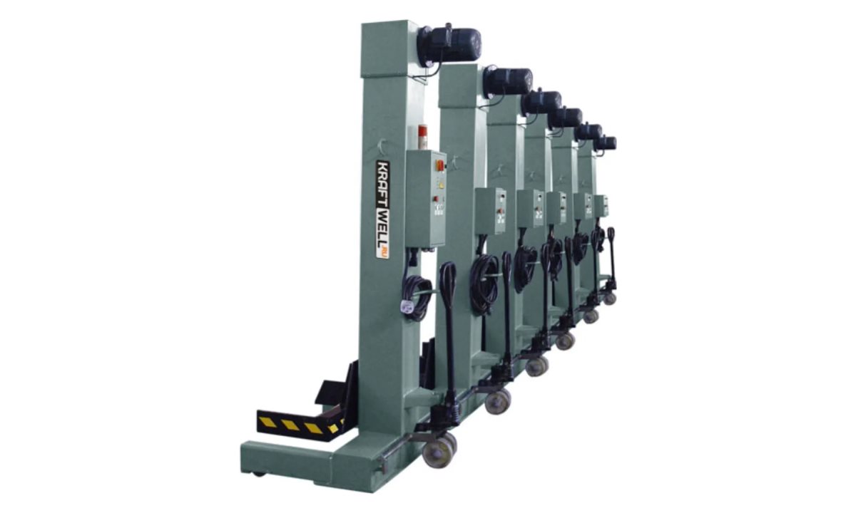  KraftWell KRW6M7.5 Колонны подкатные г/п 6х7,5 т. электромеханические (0)