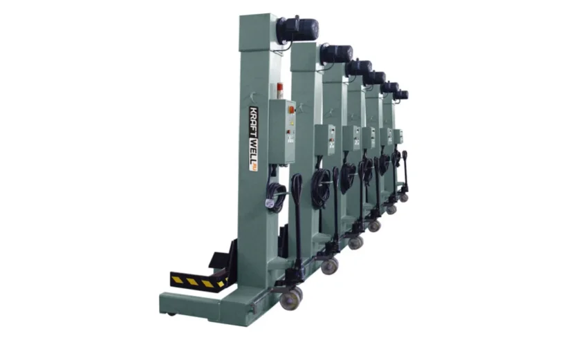 KraftWell KRW6M7.5 Колонны подкатные г/п 6х7,5 т. электромеханические фото