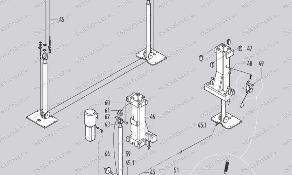  Электрогидравлический двух стоечный подъемник NORDBERG N4120A-4T (0)