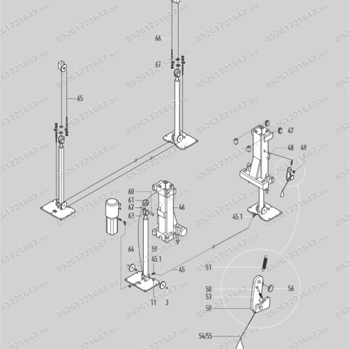 Электрогидравлический двух стоечный подъемник NORDBERG N4120A-4T