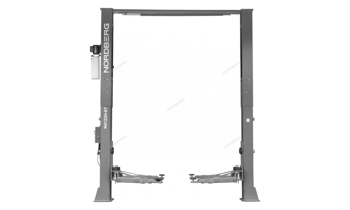  Подъемник 380V 2х стоечный 6т с верхней синхронизацией (серый) N4122HE-6TG (0)