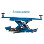  Подъемник 380V 4х стоечный 4.5т, c ручной траверсой 2т, NORDBERG 4445J мни (2)