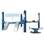  Подъемник 380V 4х стоечный 4.5т, c ручной траверсой 2т, NORDBERG 4445J мни (0)