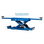  Подъемник 4х-стоечный 5т, c траверсой (от гидростанции) 3т, 380В для сход-развала (синий) NORDBERG 4450 мни (2)