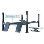  Подъемник 4х-стоечный 5т, c траверсой (от гидростанции) 3т, 380В для сход-развала (синий) NORDBERG 4450 мни (3)