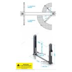  Подъемник 380V 2х стоечный 4т (серый) Nordberg N4120B-4G мни (1)